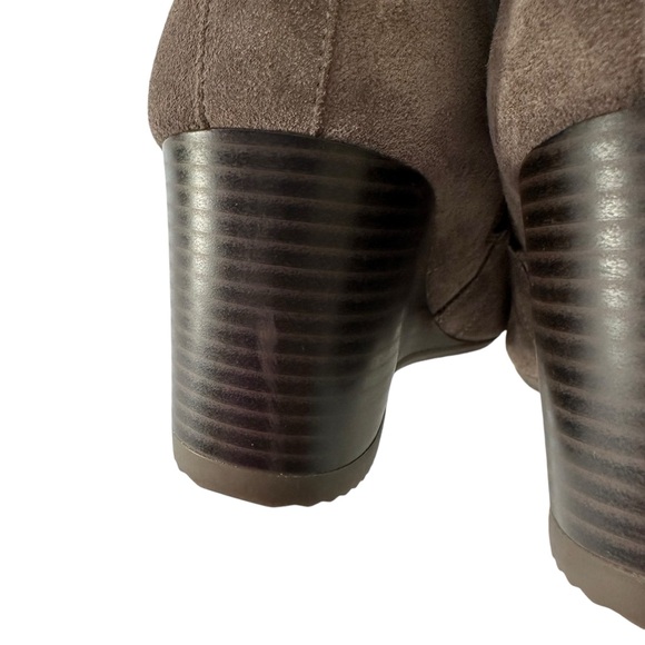 Vionic Paloma Suede Weather Resistant Wedge Greige Boot Size 9 - Picture 15 of 15